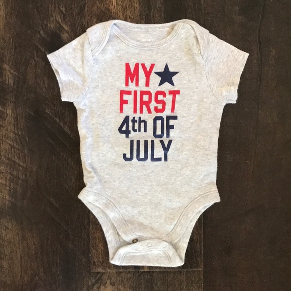 first fourth of july onesie